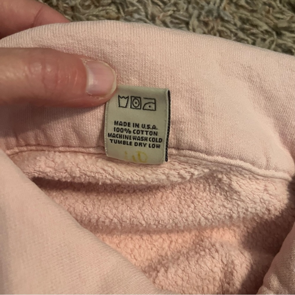 SPORTY & RICH x Prince Racquet and Health Club Polo in Baby Pink/White Sz XS - Picture 6 of 12